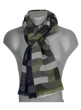 Echarpe mérinos Volt gris