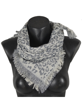 Carré coton Dagara gris