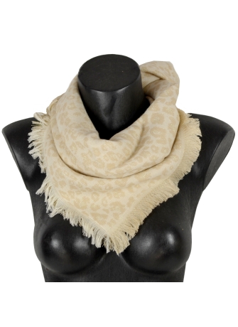 Carré coton Dagara beige