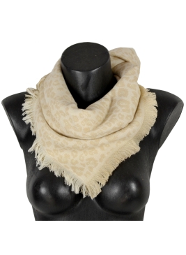 Carré coton Dagara beige