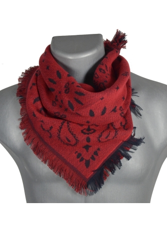 Carré coton Bandana rouge