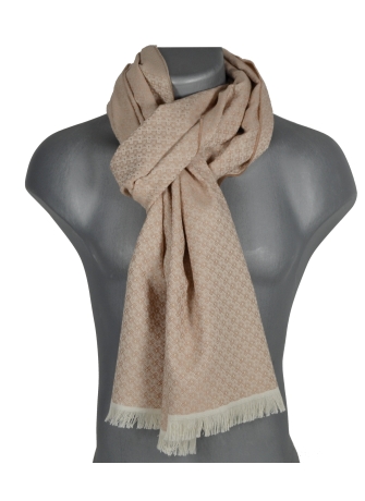 Echarpe coton merinos Baba beige