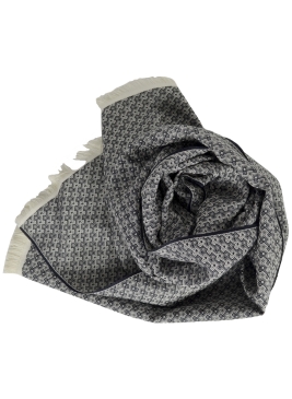 Echarpe coton merinos Baba noire