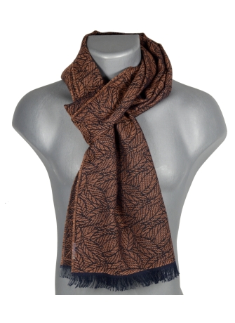 Echarpe coton merinos Barbarie marron