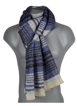 Echarpe homme Paola bleue