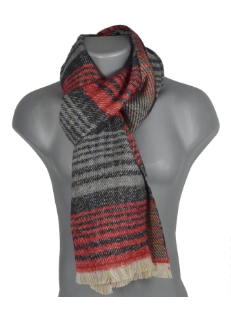 Echarpe homme Paola rouge