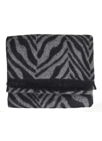 Châle Antilope noir et gris