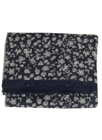 Chale coton Dolce bleu