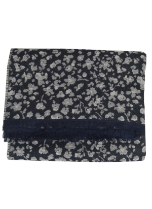 Chale coton Dolce bleu