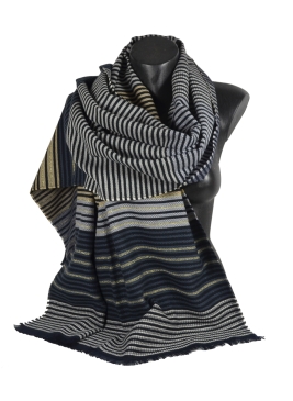 Chale coton Dancing noir