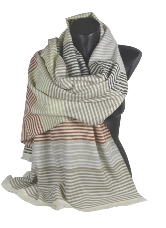 Chale coton Dancing écru