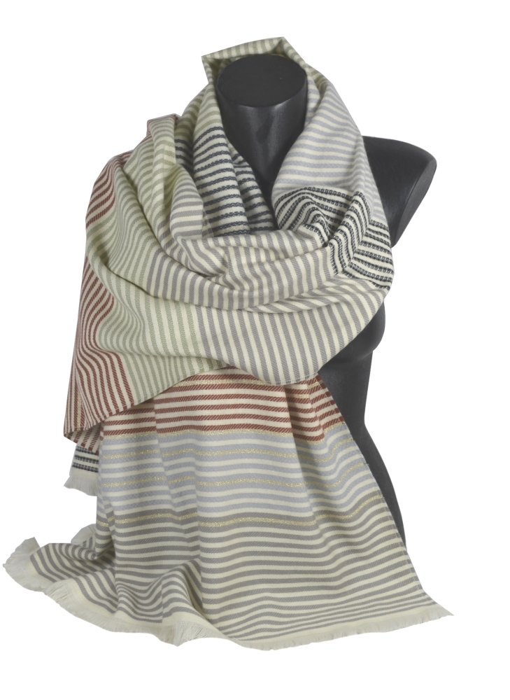 Chale coton Dancing écru