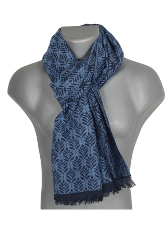 Cheche coton bio Dojo bleu