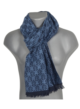 Cheche coton bio Dojo bleu