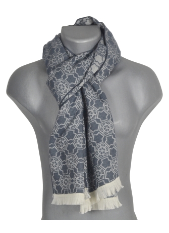 Cheche coton bio Digital gris