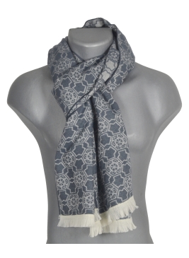 Cheche coton bio Digital gris