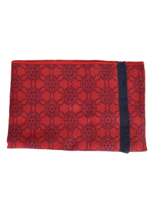 Cheche coton bio Digital rouge