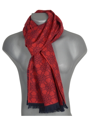 Cheche coton bio Digital rouge