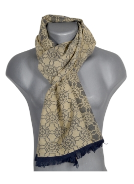 Cheche coton bio Digital ocre