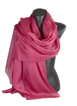 Etole en mousseline de soie camelia