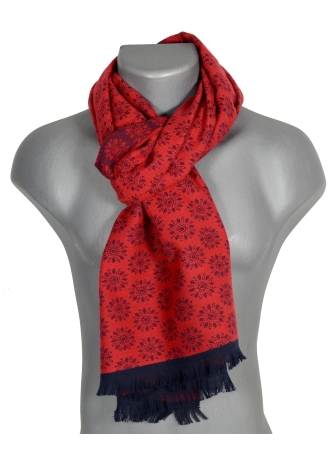 Cheche coton bio Desert rouge