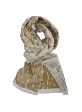 Echarpe Aimant beige