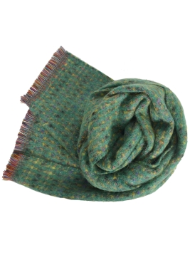 Echarpe mohair Elan verte
