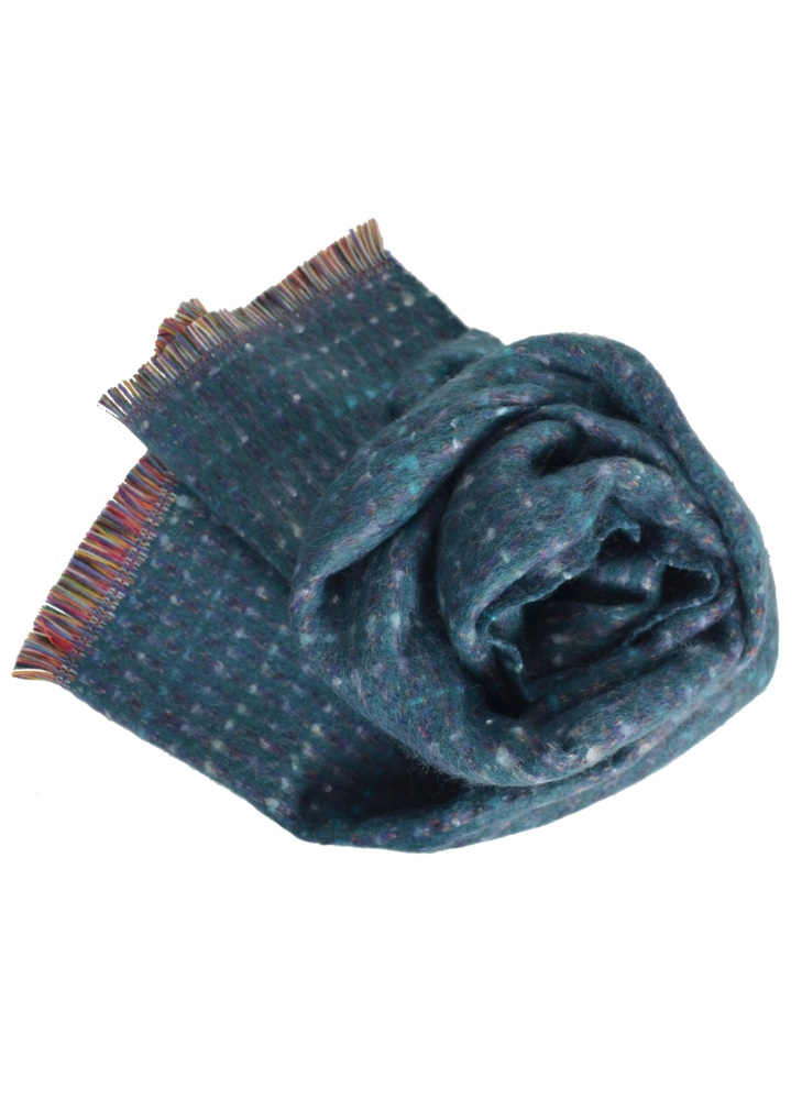 Echarpe mohair Elan bleue