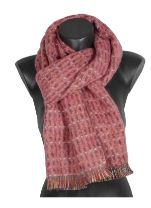 Echarpe mohair Elan rose