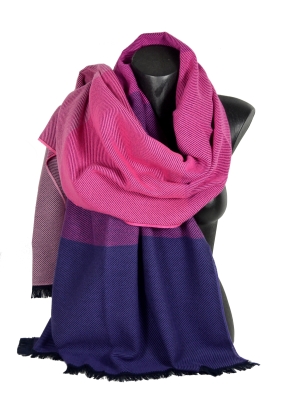 Chale coton Dedicace rose