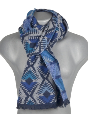 Cheche coton bio Dakota bleu