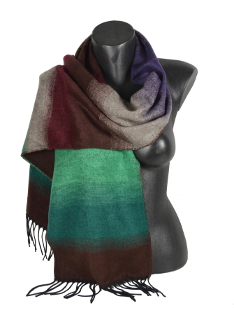 Echarpe Coeur Génie verte