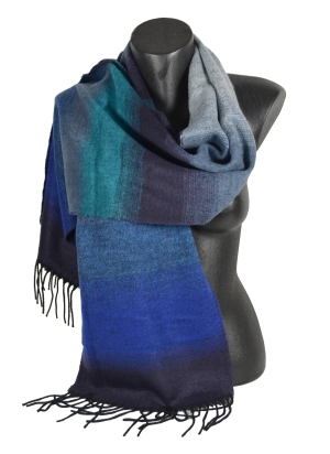 Echarpe Cashcryl Génie bleue