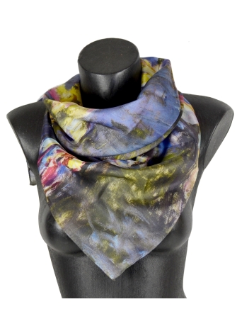 Carré en soie Monet - Nymphéas, 1916