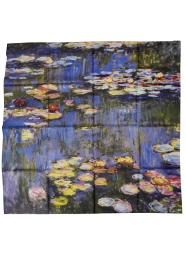 Carré en soie Monet - Nymphéas, 1916