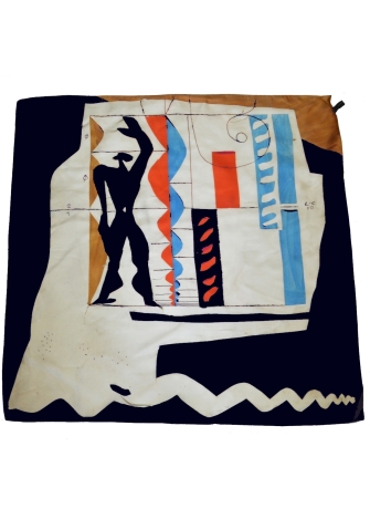 Carré en soie Modulor de Le corbusier