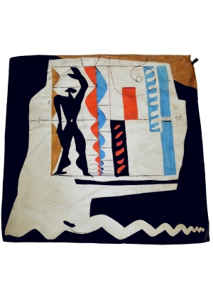 Carré en soie Modulor de Le corbusier