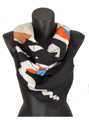 Carré en soie Modulor de Le corbusier