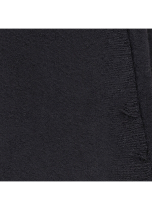 Echarpe mohair unie noire