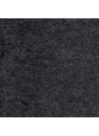 Echarpe mohair unie gris-anthracite