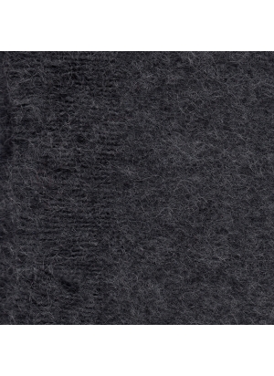 Echarpe mohair unie gris-anthracite