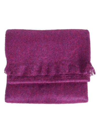 Châle mohair Milene magenta