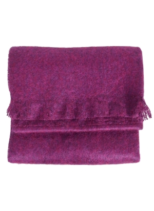 Châle mohair Milene magenta