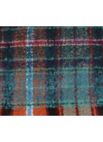 Echarpe mohair Mandarin bleu