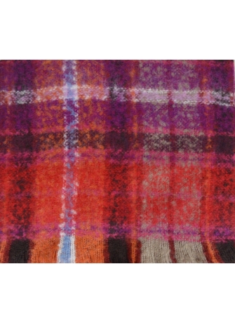 Echarpe mohair Mandarin rouge