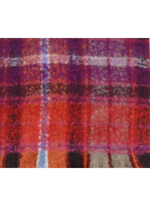 Echarpe mohair Mandarin rouge