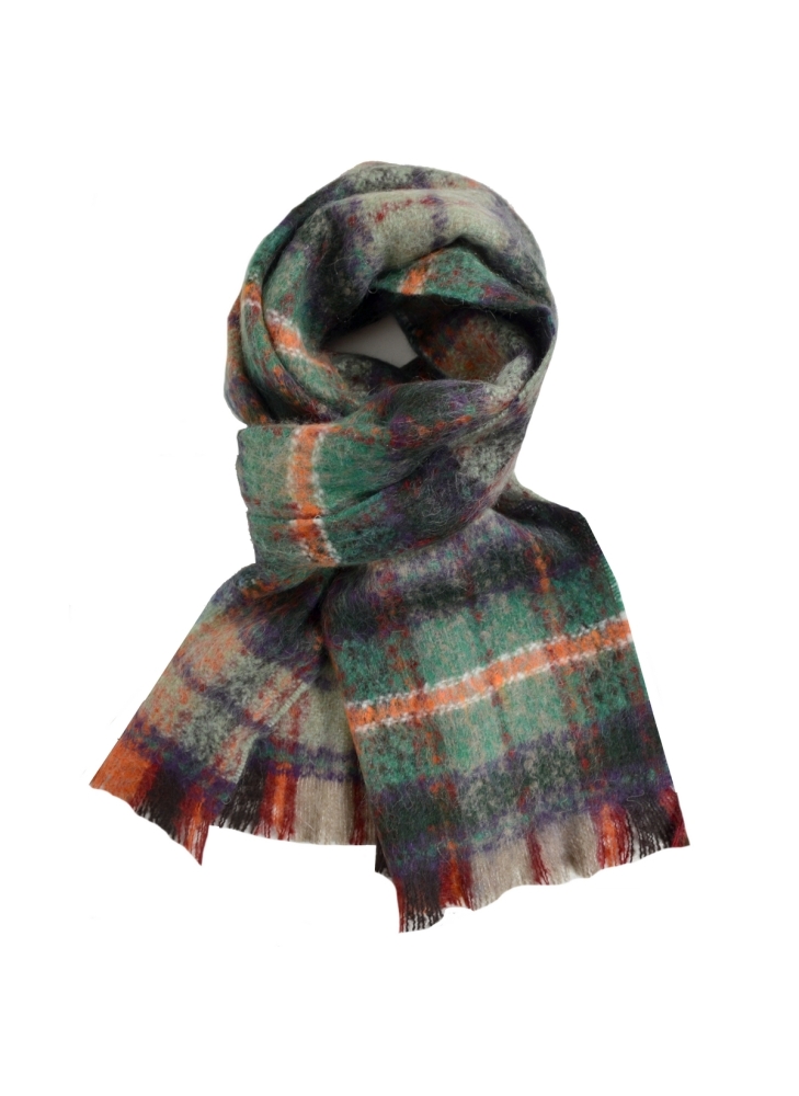 Echarpe mohair Mandarin vert