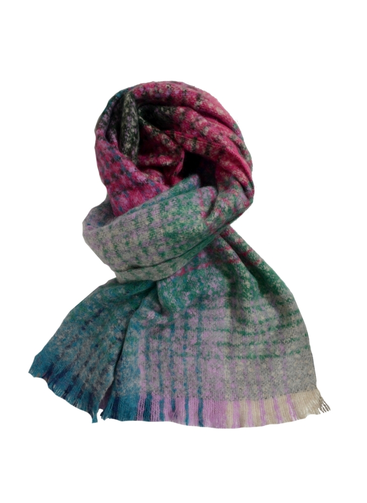 Echarpe mohair Margarita rose