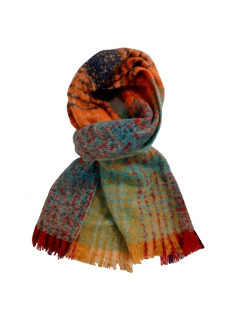 Echarpe mohair Margarita orange