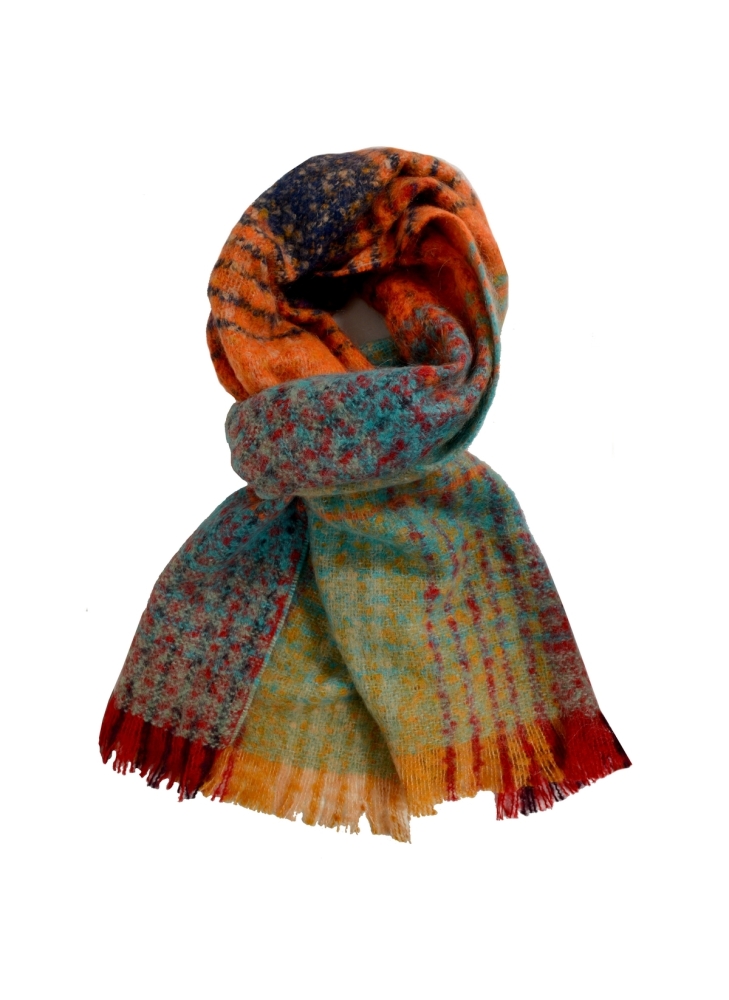 Echarpe mohair Margarita orange